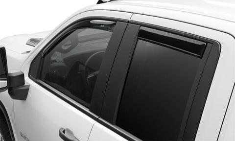 AVS 20-21 Chevy Silverado 2500/3500 Ventvisor In-Channel Front & Rear Window Deflectors 4pc - Smoke - 194641