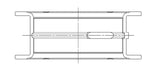 ACL Ford 4 2300cc OHV Twin Cam (Dual Spark Plug) Std Extra Clearance Performance Main Bearing Set - 5M1743HX-STD