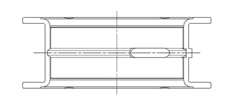 ACL Ford 4 2300cc OHV Twin Cam (Dual Spark Plug) .010in Oversized High Performance Main Bearing Set - 5M1743H-10