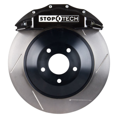 StopTech 09 Dodge Challenger R/T / 06-09 Charger SXT R/T Front Touring BBK w/ Black ST-60 Calipers - 82.241.6100.51