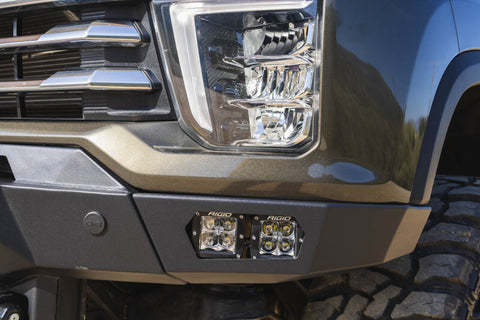 DV8 Offroad 20-23 Chevrolet Silverado 2500/3500 Spec Series Front Bumper w/ Winch - FBCS2-03