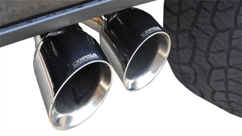 Corsa 15-20 Ford F-150 3.5L Eco (Super Crew Cab) Polished Sport Single Side Dual 4in Tips CB Exh - 14836