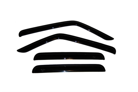 AVS 07-18 Jeep Patriot Ventvisor Outside Mount Window Deflectors 4pc - Smoke - 94359
