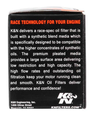 K&N Yamaha / Fantic Caballero / Husqvarna 1.5in OD x 1.813inH Oil Filter - KN-140