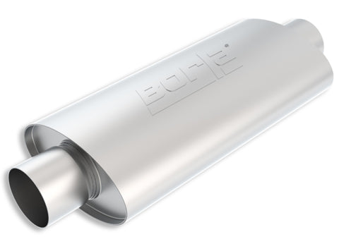 Borla XR-1 Racing Sportsman 3.5in. Outlet / 3.5in Inlet Oval Muffler - 40945
