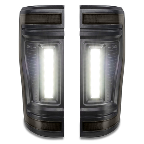 Oracle Lighting 17-22 Ford F-250/350 (Black Series) Flush Mount LED Tail Lights - 5896-504-T