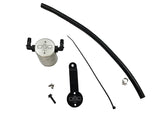 J&L 16-21 Honda Civic 1.5L Turbo (EX & Si) Passenger Side Oil Separator 3.0 - Clear Anodized - 3102P-C