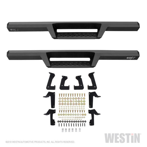 Westin/HDX 07-17 Jeep Wrangler 2Dr Drop Nerf Step Bars - Textured Black - 56-13315