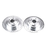 Power Stop 03-06 Subaru Baja Rear Evolution Drilled & Slotted Rotors - Pair - JBR945XPR