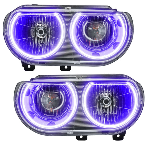 Oracle 08-14 Dodge Challenger SMD HL (Non-HID) - ColorSHIFT w/o Controller - 7720-334