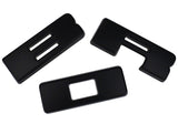 Ford Racing 2021+ Bronco Grille Lettering Overlay Kit - Black - M-1447-BLMB