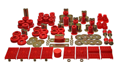 Energy Suspension 76-79 Firebird / 75-79 Nova Red Hyper-flex Master Bushing Set - 3.18117R