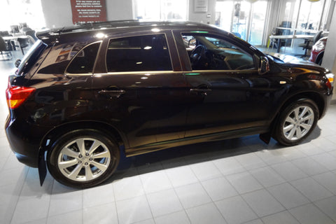 Rally Armor 10-19 Mitsubishi Outlander Sport/ASX/RVR Black UR Mud Flap w/ Grey Logo - MF33-UR-BLK/GRY