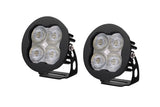 Diode Dynamics SS3 LED Pod Pro - White SAE Fog Round (Pair) - DD6146P