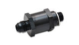 Vibrant Fuel Pump Check Valve -8AN Male Flare to 12mm x 1.5 Metric - 11199