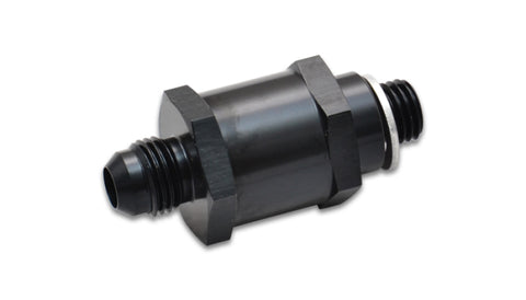 Vibrant Fuel Pump Check Valve -8AN Male Flare to 12mm x 1.5 Metric - 11199