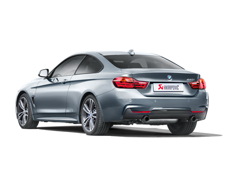 Akrapovic 16-17 BMW 340i (F30 F31) Evolution Line Cat Back (SS) w/ Carbon Tips (Req. Link Pipe) - MTP-BM/SS/2H