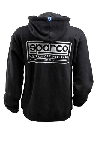 Sparco Sweatshirt Hooded Heritage Blk Xx - SP03200NR5XXL