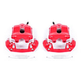 Power Stop 92-98 BMW 318i Front Red Calipers w/Brackets - Pair - S1618