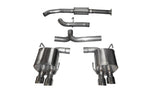 Corsa 2015 Subaru WRX Cat Back Exhaust, Polished Quad 3.5in Tips *Sport* - 14857