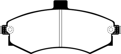 EBC 02-06 Hyundai Elantra 2.0 Yellowstuff Front Brake Pads - DP41670R
