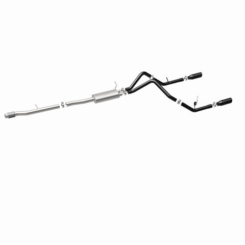 MagnaFlow SYS Cat-Back 4in Black Dual Split Rear Tips 14-15 Chevy Silverado/GMC Sierra 4.3L-5.3L - 15361