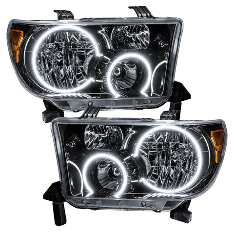 Oracle 07-11 Toyota Tundra Pre-Assembled Headlights - Black Housing - w/o Controller - 7119-334