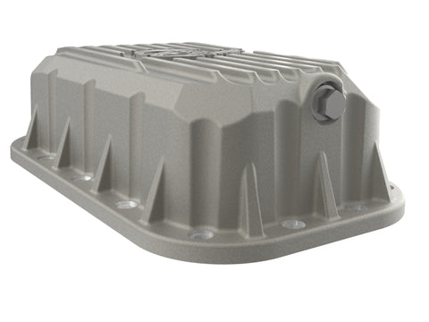 aFe POWER Street Series Engine Oil Pan Raw w/ Machined Fins Jeep Wrangler (JK) 12-18 V6-3.6L - 46-71450A