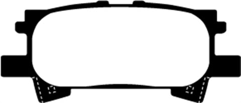 EBC 04-07 Lexus RX330 3.3 Greenstuff Rear Brake Pads - DP61682