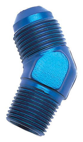 Russell Performance -6 AN to 3/8in NPT 45 Degree Flare to Pipe Adapter - 662390