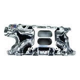Edelbrock Ford SB 302 Performer RPM Intake Manifold - Chrome Plasma Finish - 7121-CP