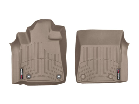 WeatherTech 12+ Toyota Tundra Front FloorLiner - Tan - 454081