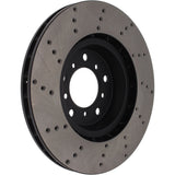 StopTech 01-06 BMW M3 Drilled Left Front CRYO Rotor - 128.34058CL