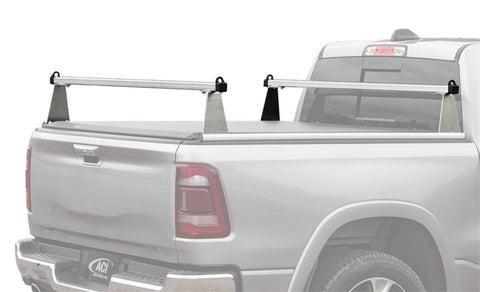 Access ADARAC Aluminum Uprights 12in Vertical Kit (2 Uprights w/ 72in Cross Bar) - Silver Truck Rack - 4003830