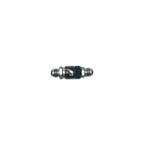 DeatschWerks 8AN Male Flare Quick Disconnect Dry Break Fitting - 2 Pieces Anodized Matte Black - 6-02-0226-B
