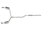 aFe 09-14 Acura TSX L4 2.4L Takeda 2-1/2in to 2-1/4in 304 SS Cat-Back Exhaust System w/Polished Tips - 49-36629-P