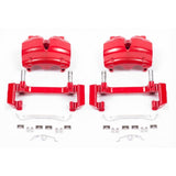 Power Stop 03-06 Ford Expedition Front Red Calipers w/Brackets - Pair - S4828