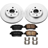 Power Stop 01-05 Toyota Echo Front Z17 Evolution Geomet Coated Brake Kit - CRK821