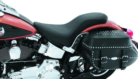 Mustang 00-15 Harley Softail Standard Rear Tire DayTripper 1PC Seat - Black - 76040