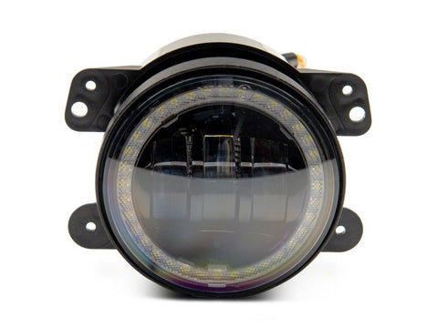 Raxiom 07-18 Jeep Wrangler JK Axial Series 4-In LED Fog Lights w/ Halo - J142666