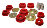 Energy Suspension Dodge 08-10 Challenger/ 07-10 Charger/05-08 Magnum RWD Red Rear Subframe Bushings - 5.4114R