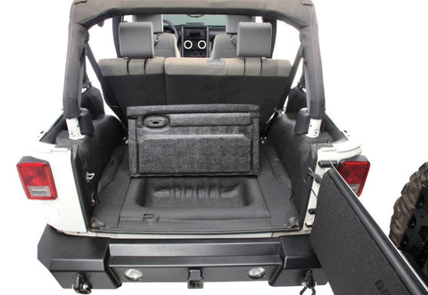 BedRug 07-10 Jeep JK 2Dr Rear 5pc BedTred Cargo Kit (Incl Tailgate & Tub Liner) - BTJK07R2