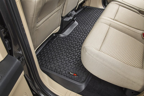 Rugged Ridge Floor Liner Front/Rear Black 2015-2017 Ford F-150 / Raptor - 82987.05