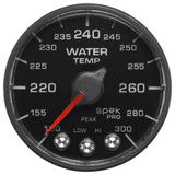 Autometer Spek-Pro - Nascar 2-1/16in Water Temp 100- 300F Bfb Ecu - P546328-N2