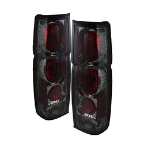Spyder Nissan Hardbody 86-97 Euro Style Tail Lights Smoke ALT-YD-NH86-SM - 5033611