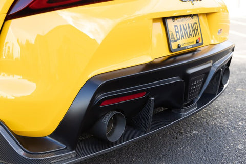 Dinan 20-26 Toyota GR Supra (A90/A91) 3.0T Valved Catback Exhaust System - Black Tips - D660-0096-BLK