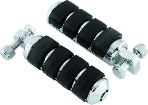 Kuryakyn ISO Peg Small With Male Adapter Chrome (Pair) - 8000