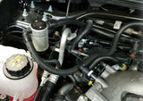 J&L 10-19 Ford Flex EcoBoost V6 Passenger Side Oil Separator 3.0 - Clear Anodized - 3035P-C