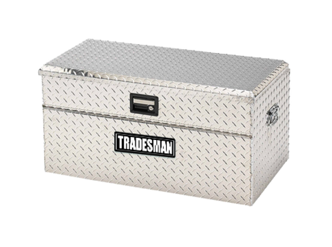 Tradesman Aluminum Flush Mount Truck Tool Box Full/Wide (56in.) - Brite - 9456WB