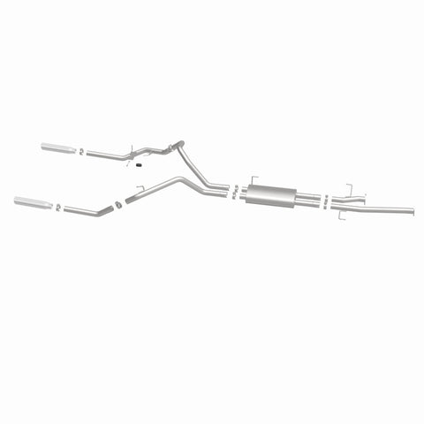 MagnaFlow 14 Toyota Tundra V8 4.6L/5.7L Stainless Cat Back Exhaust Dual Split Rear Exit - 15305